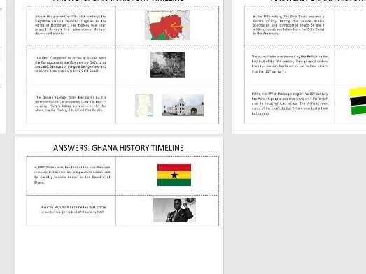 Cronología y cuestionario de la historia de Ghana |