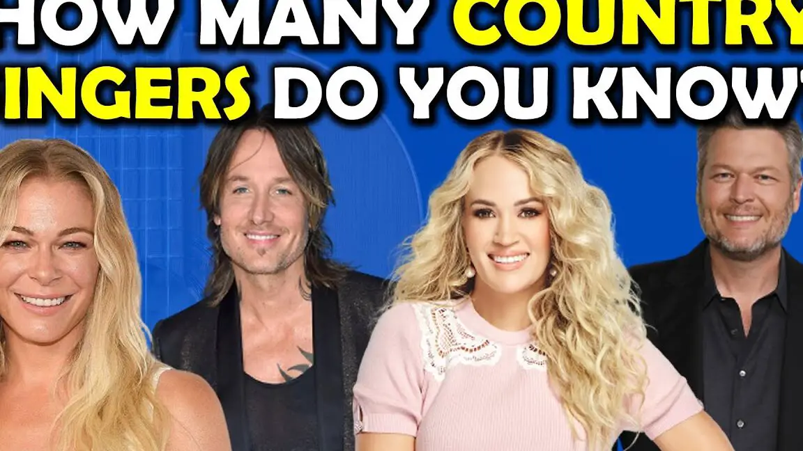 ¿Cuántos cantantes de country conoces?