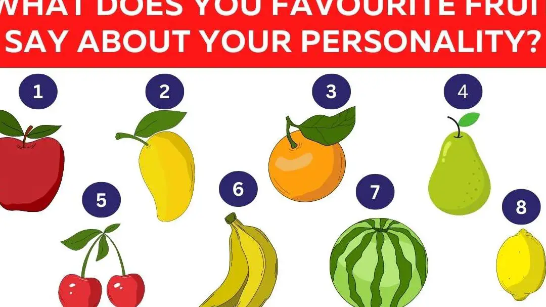 Test de personalidad de frutas: ¿Qué dice tu fruta favorita sobre ti?