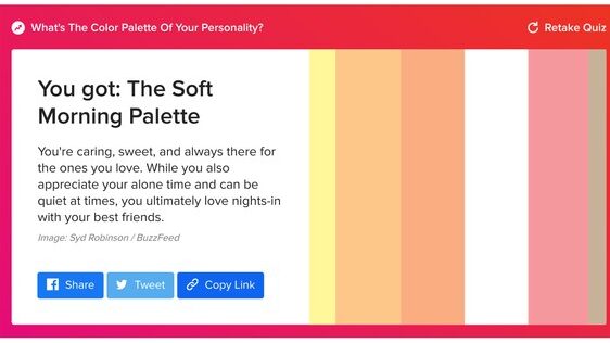 Cada personalidad tiene una paleta de colores: ¿cuál es la tuya?
