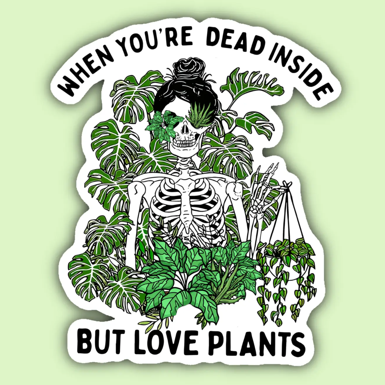 Cuando estás muerto por dentro pegatina - Jungle House