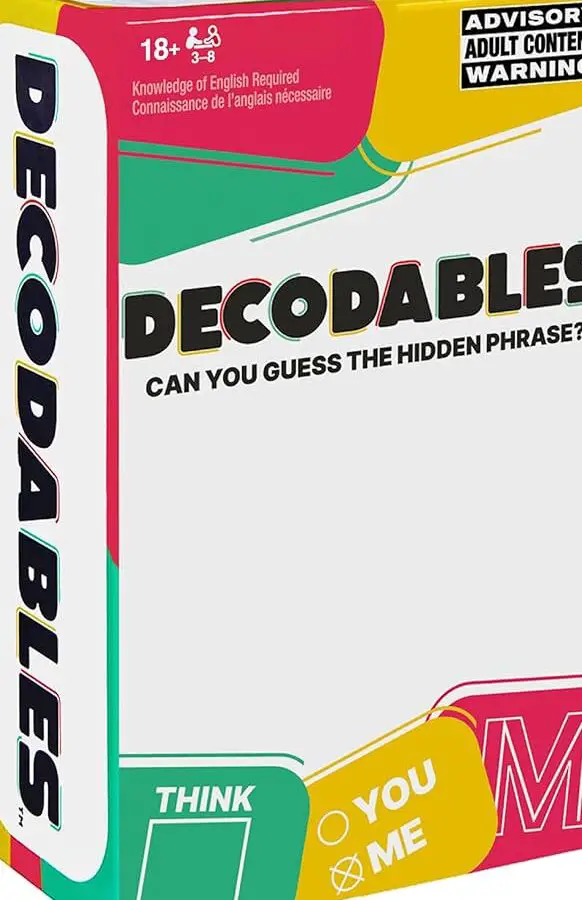Amazon.com: Decodables - Un histérico juego de fiesta para adultos, juego de cartas ...