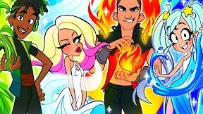 ¡Fuego, agua, aire y tierra!