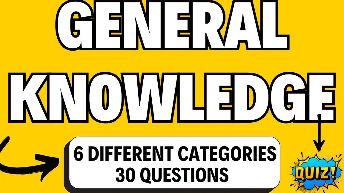 Prueba de conocimientos generales - 30 preguntas - 6 categorías - ¿Eres lo suficientemente valiente para realizar esta prueba?