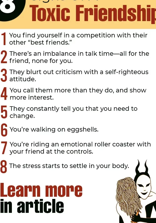 8 señales de una amistad tóxica